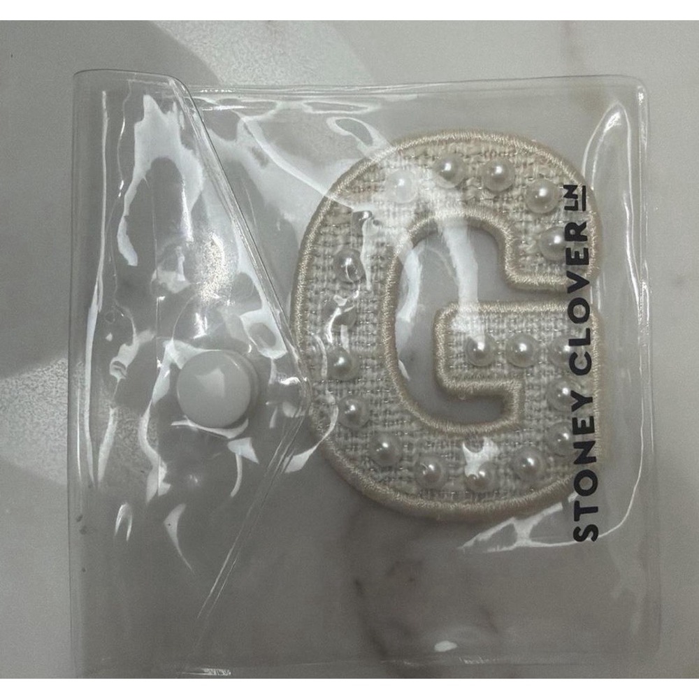 stoney clover lane Pearl Patch Letter G NWT